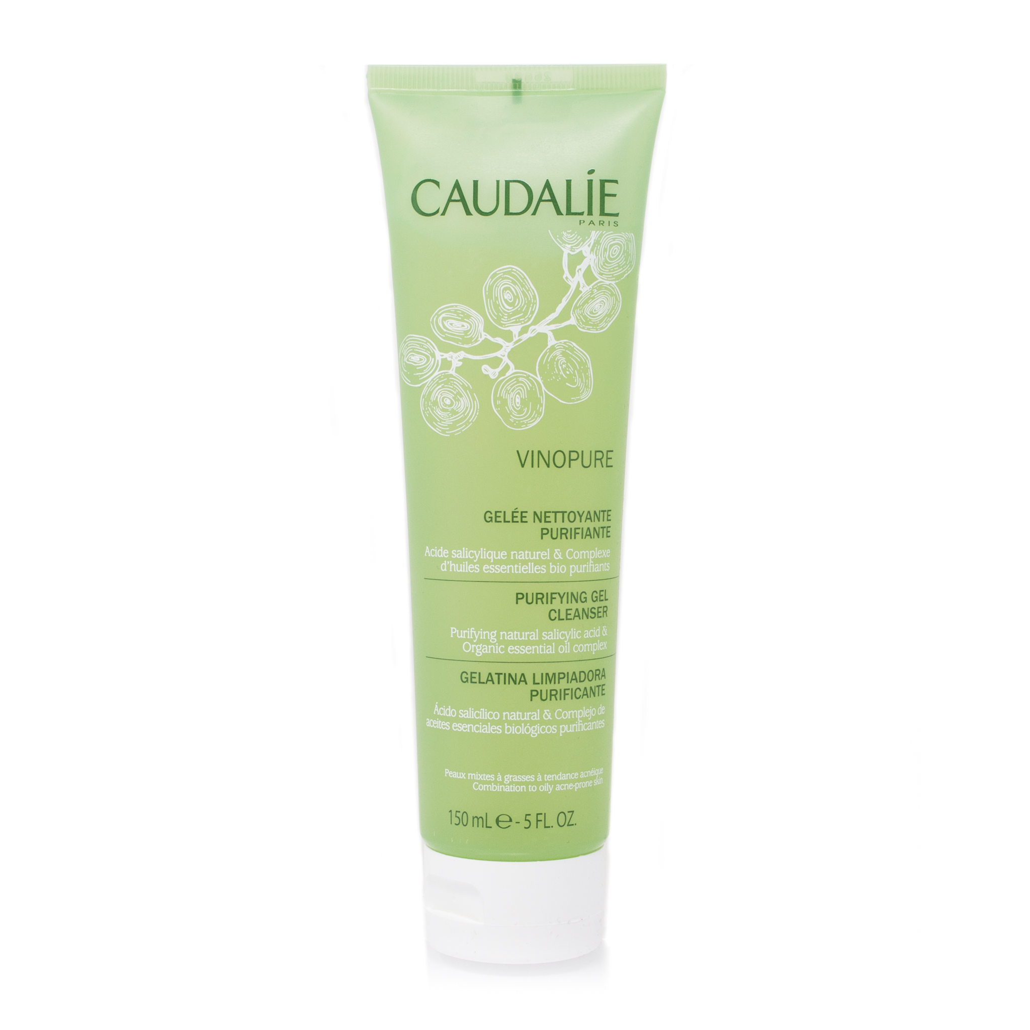 Caudalie Vinopure Purifying Gel Cleanser 5oz/150ml | eBay