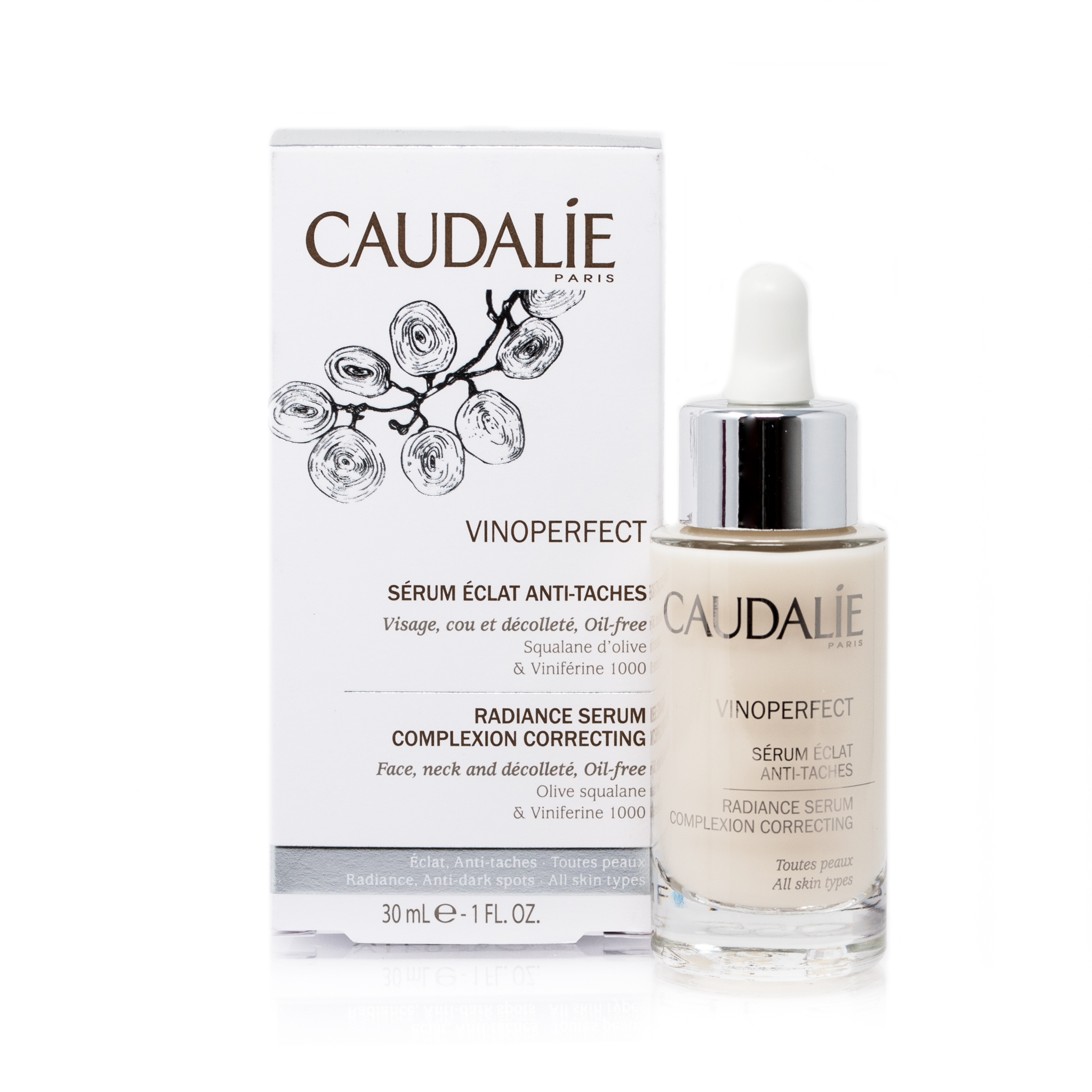 Caudalie Vinoperfect Radiance Serum 1oz/30ml NEW IN BOX 3522930000419 ...